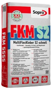 FKM S2 5555 - Szybkowiążący klej wysokoelastyczny S2 15 Kg - Kleje i inne preparaty budowlane - miniaturka - grafika 1