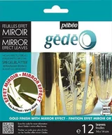Pozostałe akcesoria dla plastyków - Pebeo MIRROR efekt lustra - złote płatki 12szt. - miniaturka - grafika 1