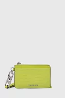 Portfele - MICHAEL Michael Kors portfel skórzany damski kolor zielony - miniaturka - grafika 1