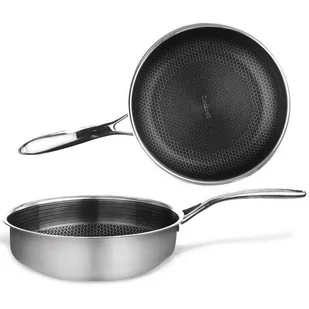 Patelnia COOKCELL HYBRYD 28cm głęboka, indukcja 112983 - Patelnie - miniaturka - grafika 1