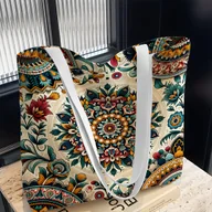 Torebki damskie - TEMU Damska ozdobna torba na ramię i kopertówka - Wielofunkcyjna torba wielokrotnego użytku odpowiednia na podróże, imprezy, do codziennego użytku, - miniaturka - grafika 1