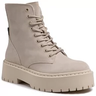 Botki damskie - Steve Madden Botki Skylar SM11001184-03002-846 Beige Suede - miniaturka - grafika 1