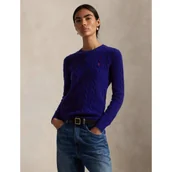 Swetry damskie - POLO RALPH LAUREN Wełniany sweter JULIANNA | Regular Fit | z dodatkiem kaszmiru - miniaturka - grafika 1