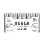 Baterie i akcesoria - Bateria alk. LR03 TESLA SILVER+ F24 1,5V - miniaturka - grafika 1