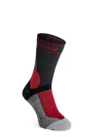 Skarpetki kolarskie - Skarpety rowerowe męskie Bridgedale MTB Winter Weight T2 Merino Sport Boot - graphite/red - miniaturka - grafika 1