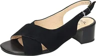 Moda i Uroda OUTLET - ara Damskie sandały Prato czarne, rozmiar 37, czarny, 37 eu - miniaturka - grafika 1