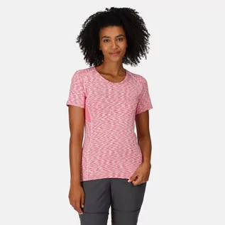 Koszulki i topy damskie - Regatta Damska Koszulka Szybkoschnąca Laxley Różowy, Rozmiar: 34 - grafika 1
