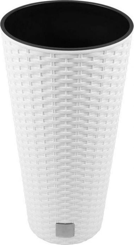 vidaXL Doniczka z wkładem Rato Tubus DRTUS400 biała