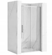 Ścianki i drzwi prysznicowe - DRZWI PRYSZNICOWE RAPID SLIDE CHROM 120 REA-K5602 - miniaturka - grafika 1
