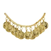 Stroje karnawałowe - BRANSOLETKA Z MONETAMI ZŁOTA - miniaturka - grafika 1