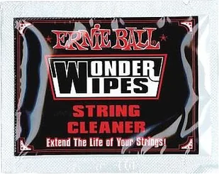 Ernie Ball 4249 ściereczki nasączane do czyszczenia strun 20 szt - Części gitarowe, konserwacja gitary - miniaturka - grafika 1