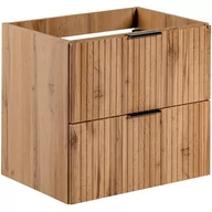 Szafki łazienkowe - Comad Szafka pod Umywalkę Adel Oak 82-60-B-2S 46x60x57 Naturalny Łazienka Nowoczesny - miniaturka - grafika 1