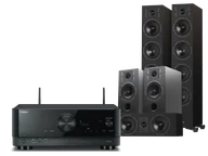 Kino domowe - Yamaha RX-V4A (czarny) + Diva 6 + 3 + 7 (czarny) - miniaturka - grafika 1