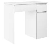 Biurka - Biurko szkolne dziecięce młodzieżowe MEGAN A białe - miniaturka - grafika 1