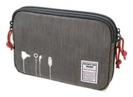 Planery - TROIKA BUSINESS TECH POUCH 2 organizer Poliester Czarny, Szary - miniaturka - grafika 1