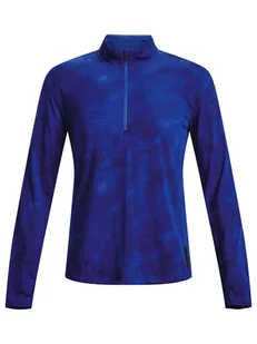 Under Armour Bluza funkcyjna w kolorze niebieskim ze wzorem - Kurtki i kamizelki sportowe damskie - miniaturka - grafika 1