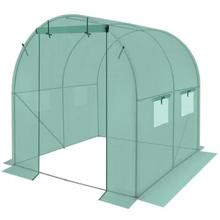 SZKLARNIA TUNEL OGRODOWY 200x200x200CM ZIELONY - Szklarnie ogrodowe - miniaturka - grafika 1