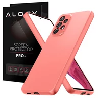 Etui i futerały do telefonów - Etui ochronne do telefonu Alogy Thin Soft Case do Samsung Galaxy A53 / A53 5G Różowe + Szkło - miniaturka - grafika 1