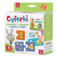 Układanki dla dzieci - Aksjomat Cyferki. Książeczka + puzzle do pary - miniaturka - grafika 1