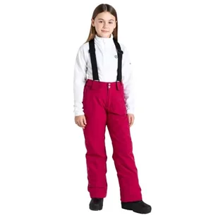 Dare 2b - Dziecięce Spodnie Narciarskie z Szelkami Outmove II Różowy, Rozmiar: 9-10yrs - Spodnie narciarskie - miniaturka - grafika 1
