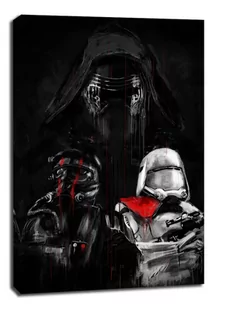 Star Wars Gwiezdne Wojny Przebudzenie Mocy - obraz na płótnie Wymiar do wyboru: 20x30 cm - Obrazy i zdjęcia na płótnie - miniaturka - grafika 1