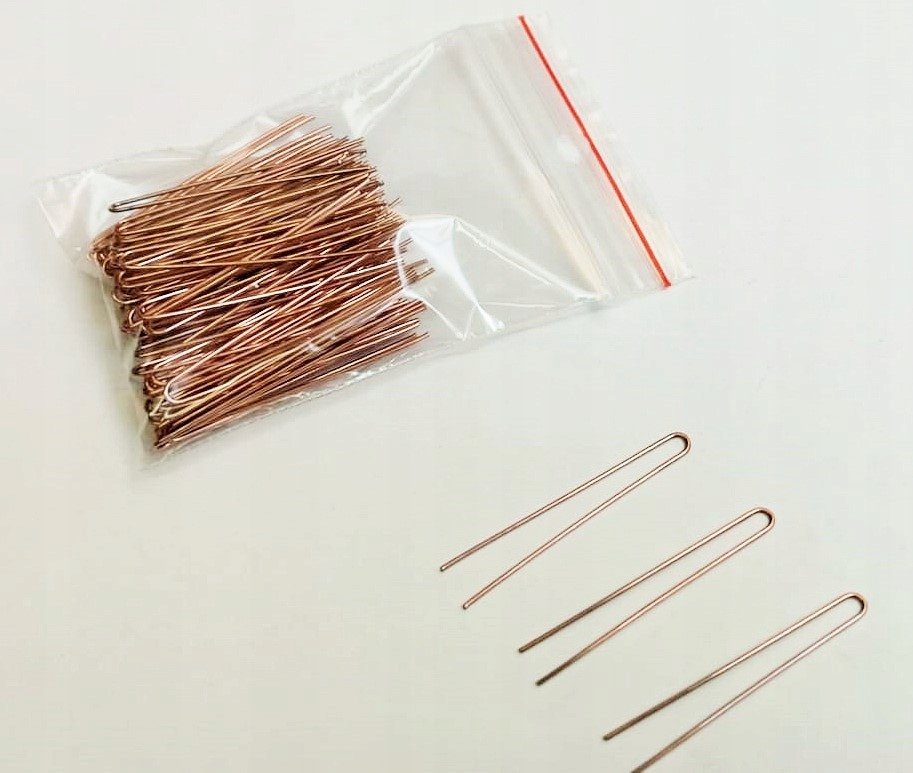 Wsuwki-fryzjerki-kokówki 100 szt 4,5 cm