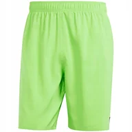 Spodenki męskie - Spodenki kąpielowe męskie adidas Solid CLX Classic-Length limonkowe IR6217 - miniaturka - grafika 1