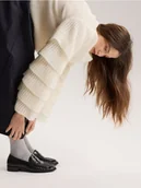 Moda i Uroda OUTLET - Reserved - Skórzane loafersy - czarny - miniaturka - grafika 1