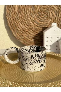 Ręcznie robiony kubek ceramiczny MNZ-Rising Black Splash - Kubki - miniaturka - grafika 1