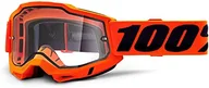 Gogle i okulary motocyklowe - 100% Mtb Goggle Blok kask rowerowy, pomarańczowy ~ przezroczysty, rozmiar uniwersalny - miniaturka - grafika 1