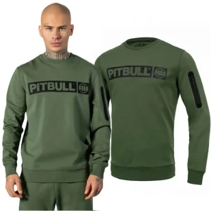 Bluza Pit Bull 300 Interlock Beyer '24 - Oliwkowa S - Odzież taktyczna i umundurowanie - miniaturka - grafika 1