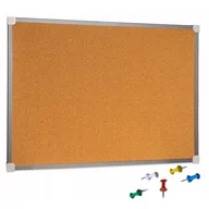 Tablice i flipcharty - Tablica korkowa w ramie aluminiowej 30x40 cm - miniaturka - grafika 1