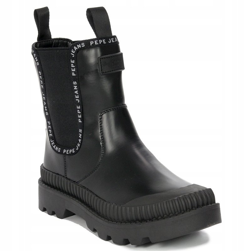 Botki sztyblety Pepe Jeans PLS50466 999 Black r.38