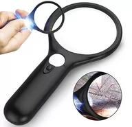 Mikroskopy i lupy - Lupa Heures, Szkło Powiekszające 10X Podświetlenie 12 Led - miniaturka - grafika 1