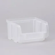 Pojemniki przemysłowe - Plastikowy pojemniki COMPACT, 102 x 100 x 60 mm, przezroczysty - miniaturka - grafika 1