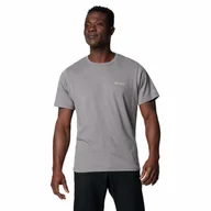 Koszulki męskie - Męska koszulka Columbia Thistletown Hills™ Short Sleeve city grey heather - L - miniaturka - grafika 1