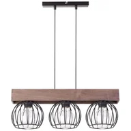 Lampy sufitowe - Milan Lampa wisząca 3 1 x 60 W E27 31574 - miniaturka - grafika 1
