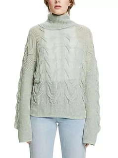 Swetry damskie - ESPRIT Sweter damski, 394/Light Aqua Green 5, XXS - grafika 1