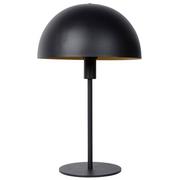 Lampy stojące - Lucide Stojąca LAMPA biurkowa SIEMON 45596/01/30 stołowa LAMPKA kopuła metalowa czarna 45596/01/30 - miniaturka - grafika 1