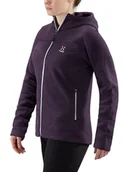 Kurtki damskie - Haglöfs Kurtka polarowa "Swook" w kolorze fioletowym - miniaturka - grafika 1