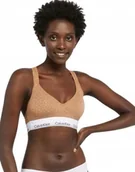 Biustonosze - Calvin Klein Biustonosz Brązowe We Wzór Z Logo L 2A1 - miniaturka - grafika 1