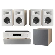 Kino domowe - Amplituner JBL MA310 Biały + Kolumna głośnikowa JBL Stage 2 240 B Biały (4 szt.) + Głośnik centralny JBL Stage 2 245C Biały (1 szt.) + Subwoofer JBL Stage 2 200 P Biały - miniaturka - grafika 1