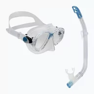 Maski do nurkowania - Zestaw do snorkelingu dziecięcy Cressi Marea + Top clear/blue - miniaturka - grafika 1