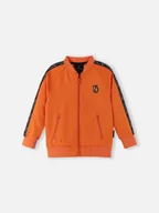 Odzież sportowa dziecięca - Reima Bluza Peace 5200209A Pomarańczowy Regular Fit - miniaturka - grafika 1