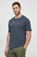 Koszulki męskie - Pepe Jeans t-shirt bawełniany męski kolor szary z aplikacją - miniaturka - grafika 1