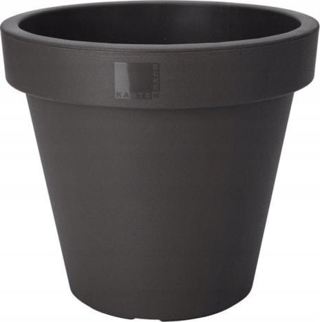 Koopman Osłonka plastikowa czarna ozdobna na kwiaty 35 cm