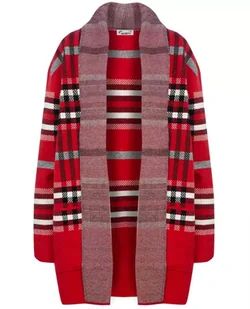 CIEPŁY Sweter Kardigan narzutka KRATA-L/XL - Swetry damskie - miniaturka - grafika 1