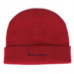 Czapka zimowa wywijana Champion BEANIE scarlet - Czapki damskie - miniaturka - grafika 1