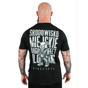 Środowisko Miejskie T-shirt Koszulka Essential Street Bear Black - Koszulki sportowe męskie - miniaturka - grafika 1