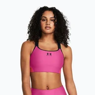 Bielizna sportowa damska - Biustonosz fitness Under Armour HG Armour High astro pink/red solstice/black - miniaturka - grafika 1